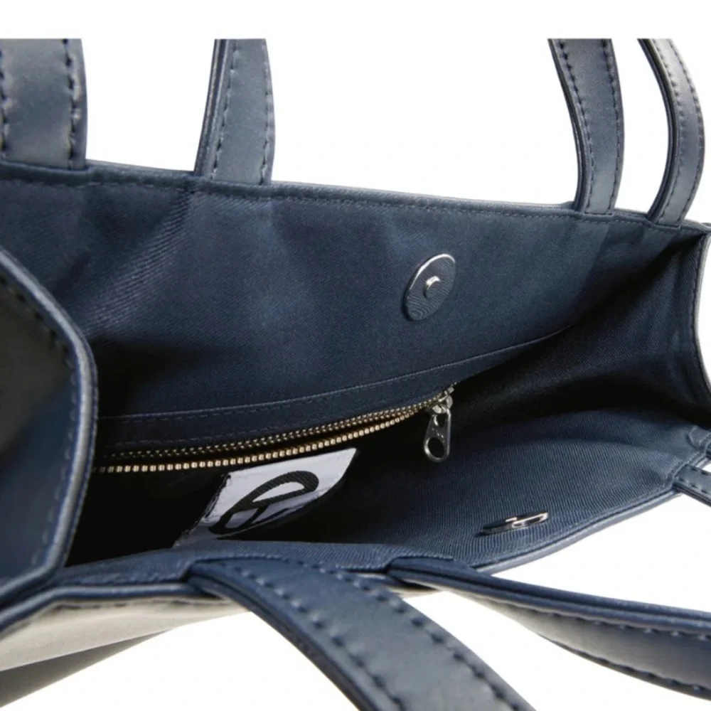Telfar Schmedium Navy Blue Shopping Bag - Picture 3 of 14